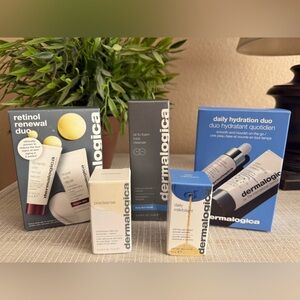 Set of dermalogica samples with travel case